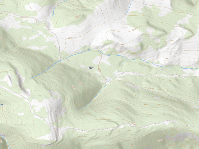 USGS topographic map of Forest Rd 324
