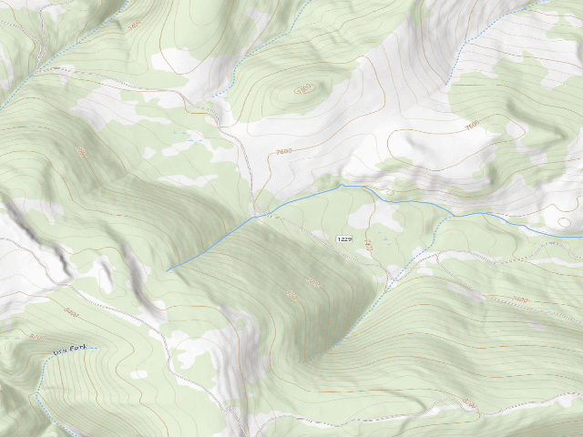 USGS topographic map of Forest Rd 324