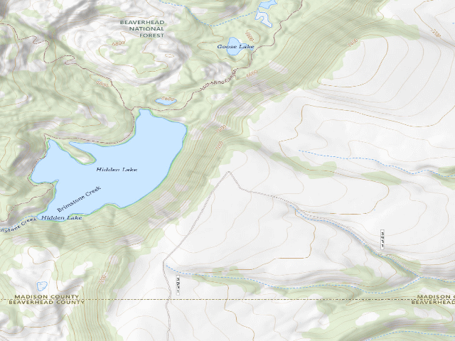 USGS topographic map of Forest Rd 3931