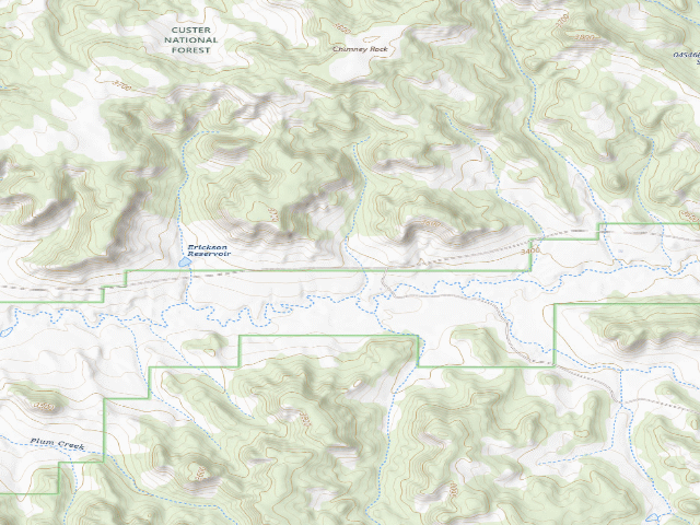 USGS topographic map of Forest Rd 404D