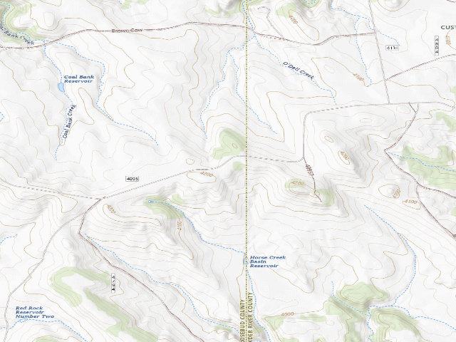 USGS topographic map of Forest Rd 4094B