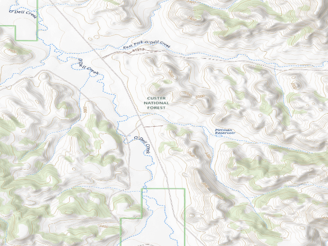 USGS topographic map of Forest Rd 413111