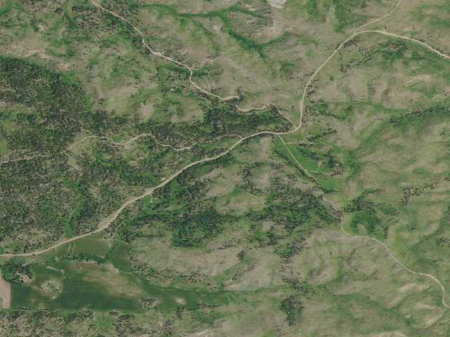 Aerial image of Forest Rd 4409A
