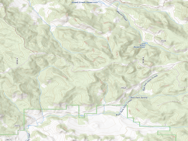 USGS topographic map of Forest Rd 4409C