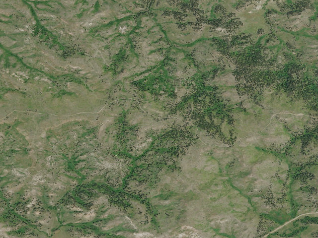 Aerial image of Forest Rd 4409F