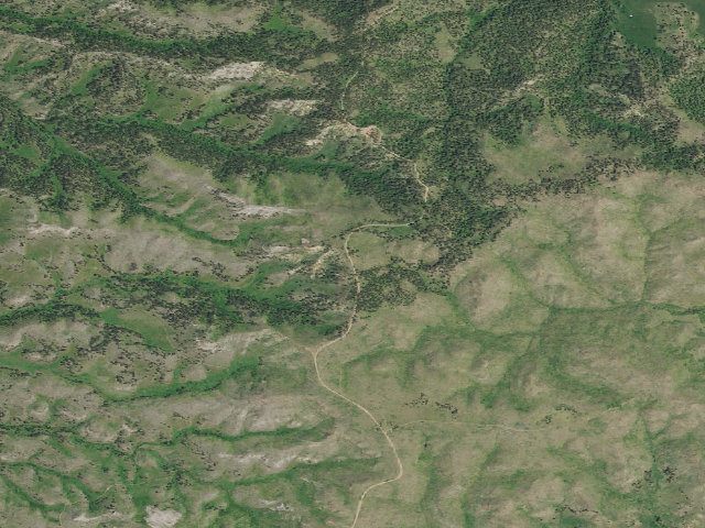 Aerial image of Forest Rd 4427B