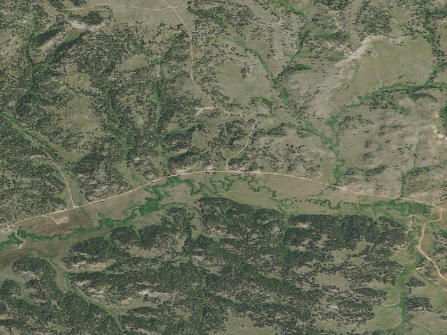 Aerial image of Forest Rd 4703A
