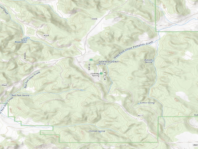 USGS topographic map of Forest Rd 4777F
