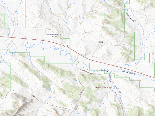 USGS topographic map of Forest Rd 4778
