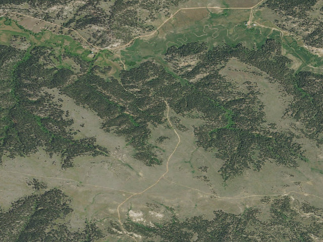 Aerial image of Forest Rd 4784A