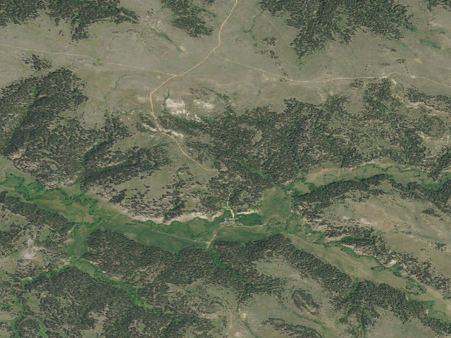 Aerial image of Forest Rd 4784B