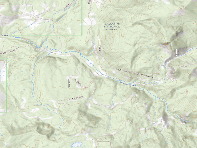 USGS topographic map of Forest Rd 479