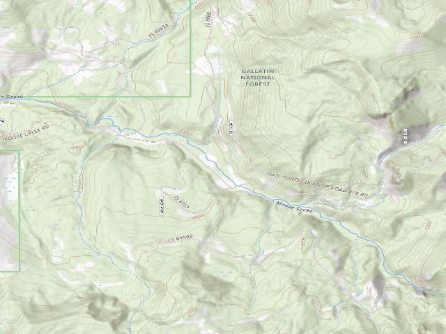 USGS topographic map of Forest Rd 479