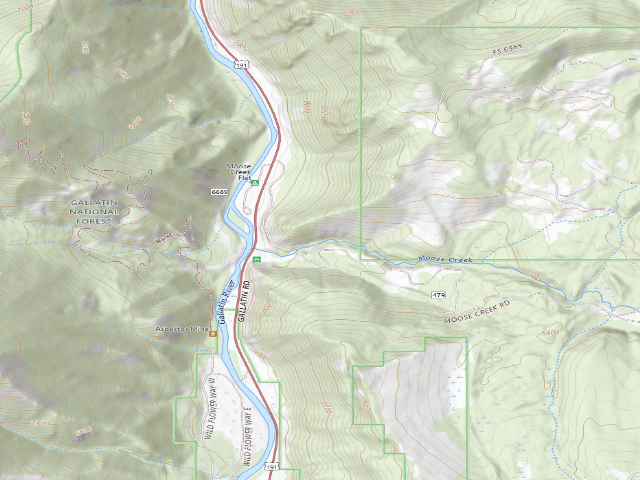 USGS topographic map of Forest Rd 479