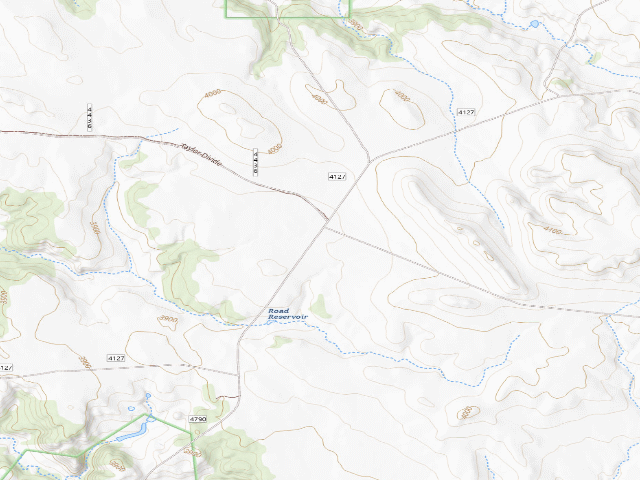 USGS topographic map of Forest Rd 4790A