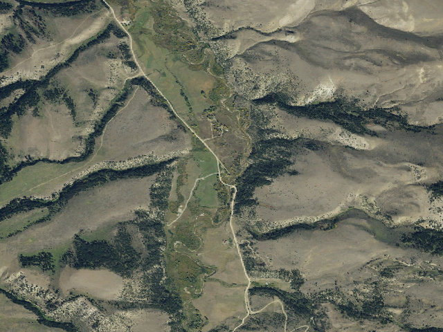 Aerial image of Forest Rd 6100A