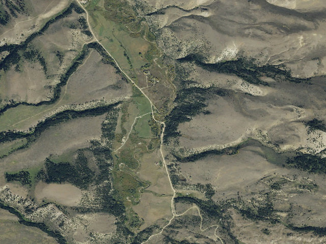 Aerial image of Forest Rd 6100C