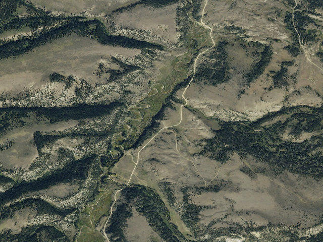 Aerial image of Forest Rd 6100D