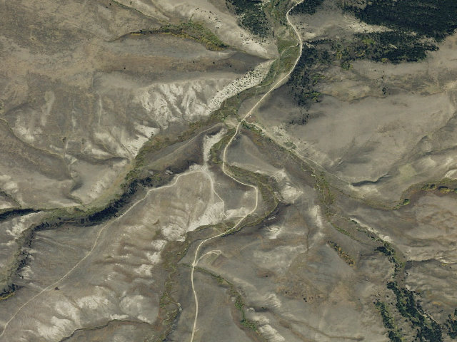Aerial image of Forest Rd 6100S