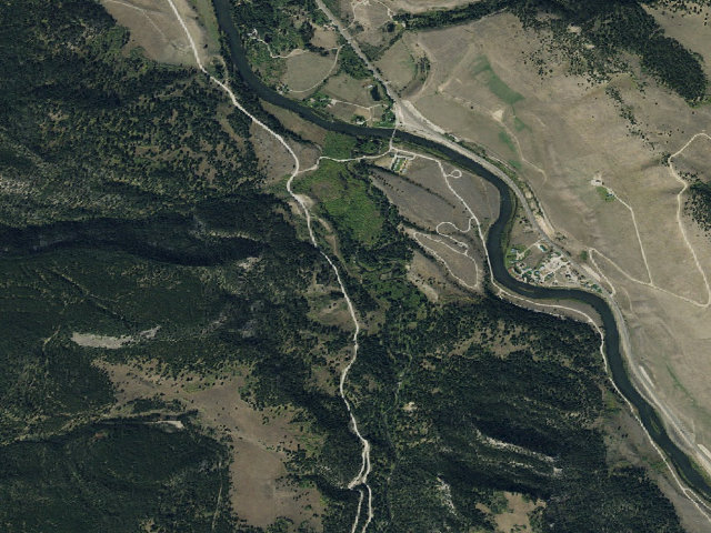 Aerial image of Forest Rd 6209A