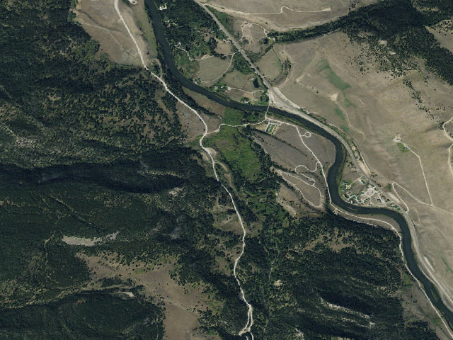 Aerial image of Forest Rd 6209A