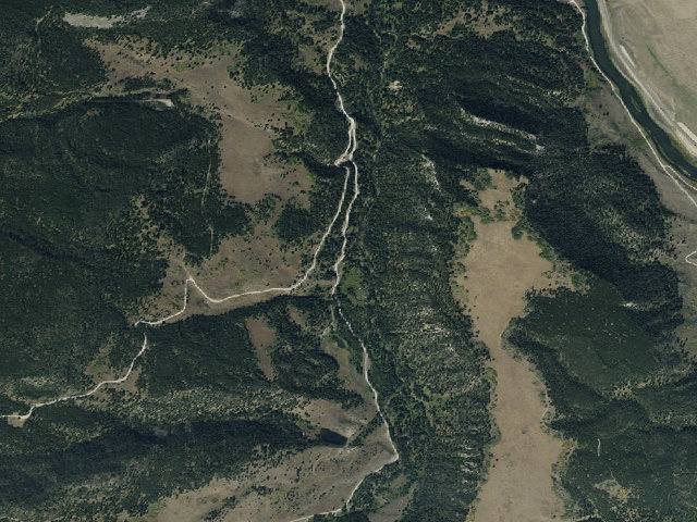 Aerial image of Forest Rd 6209C