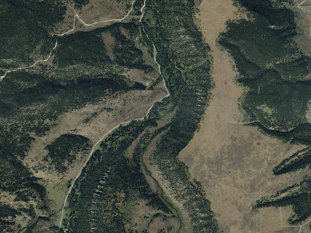 Aerial image of Forest Rd 6209E