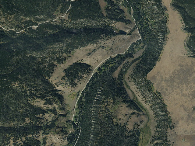 Aerial image of Forest Rd 6209H