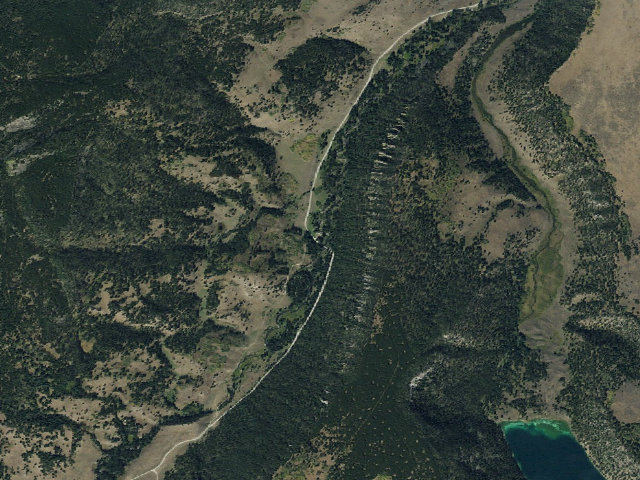 Aerial image of Forest Rd 6209J