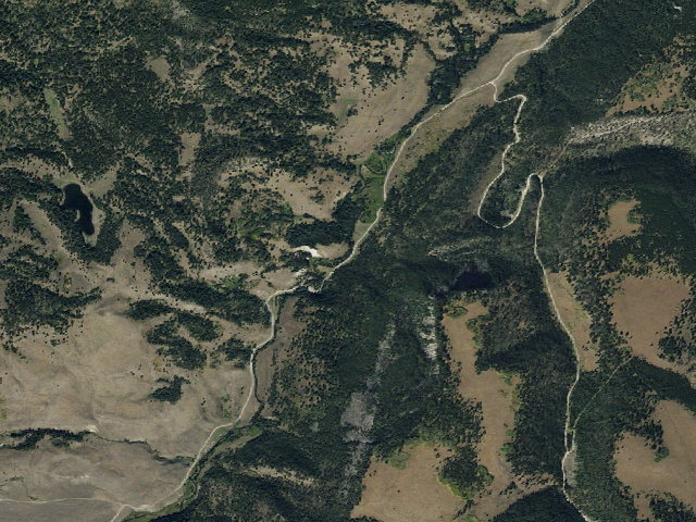 Aerial image of Forest Rd 6209M