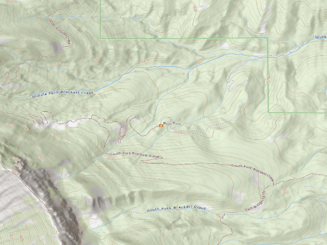 USGS topographic map of Forest Rd 631
