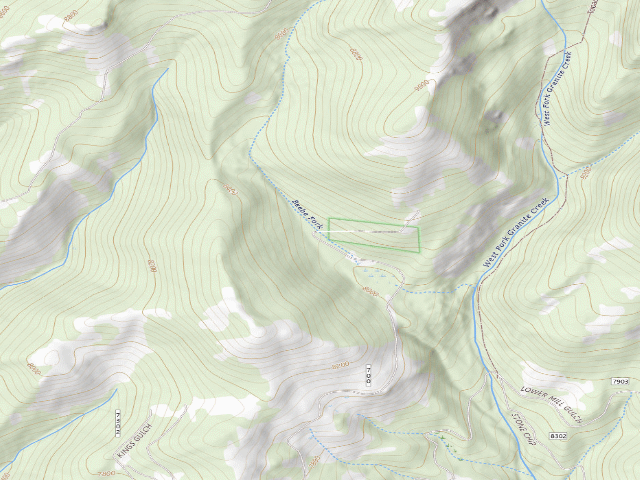 USGS topographic map of Forest Rd 700