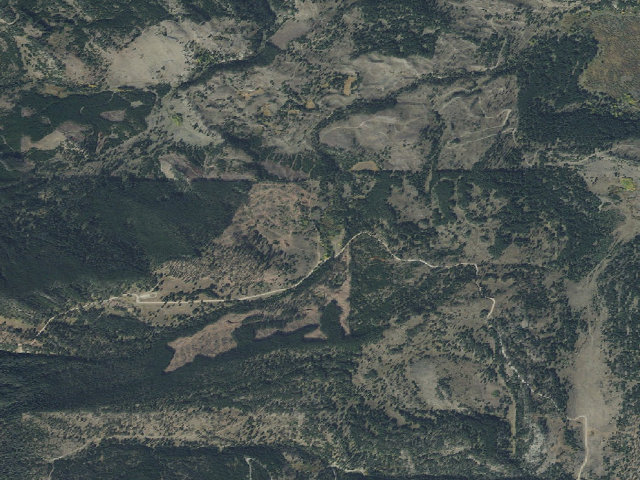 Aerial image of Forest Rd 7411