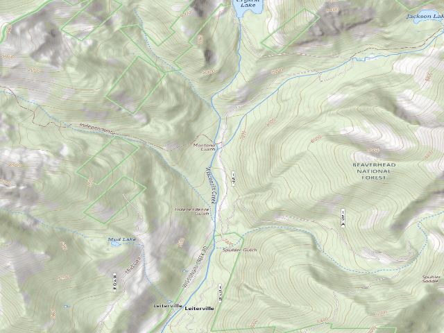 USGS topographic map of Forest Rd 8306