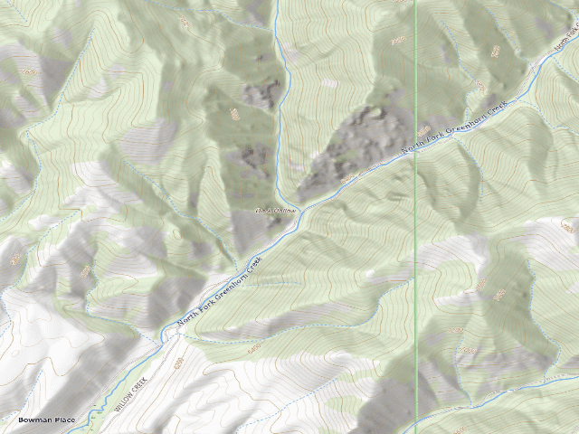 USGS topographic map of Forest Rd 8322