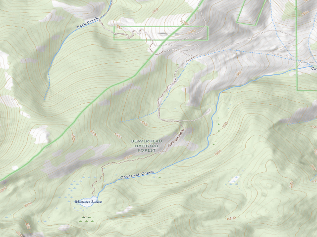 USGS topographic map of Forest Rd 938A