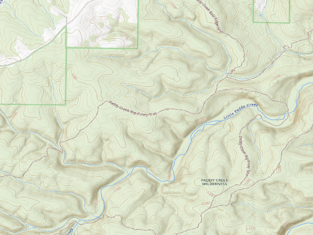USGS topographic map of Forest Service