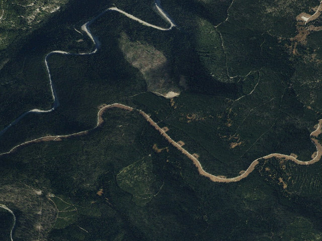 Aerial image of Forest Service Truck