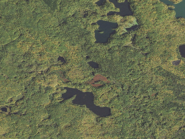 Aerial image of Forjer Lake (M13)