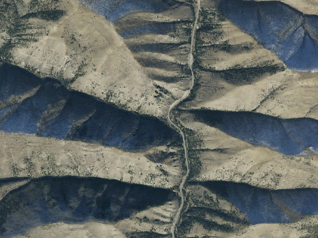Aerial image of Forks Of Huntington Campground