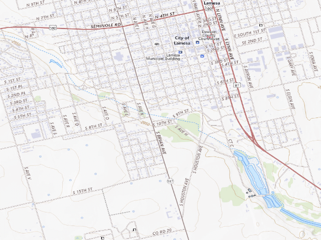 USGS topographic map of Forrest Park RV Sites