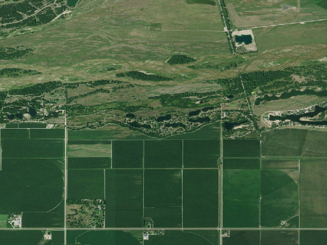 Aerial image of Fort Kearny SRA