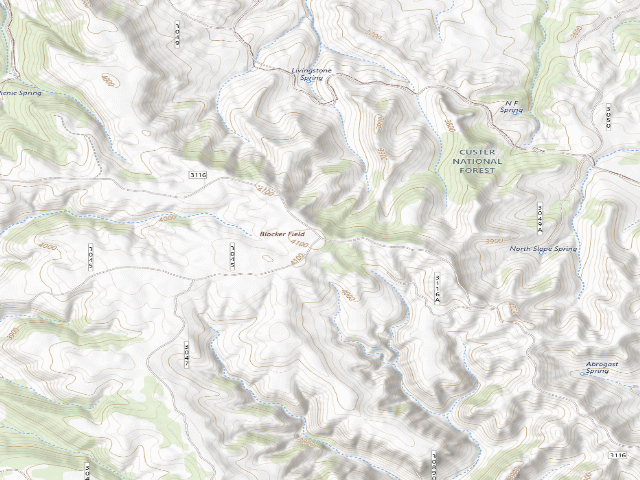 USGS topographic map of Foster Rd