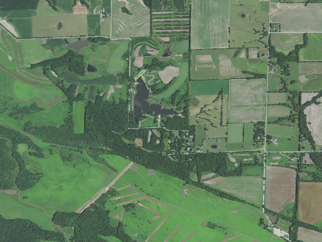 Aerial image of Fountain Grove Conservation Area