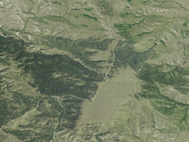 Aerial image of Four Corners-Bell Tower Divide