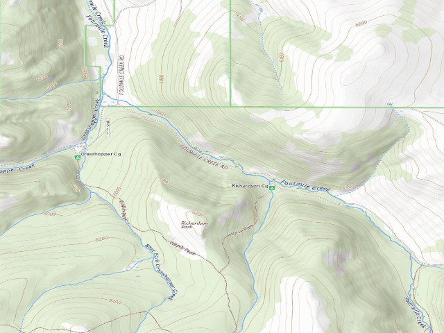 USGS topographic map of Four Mile-211-05