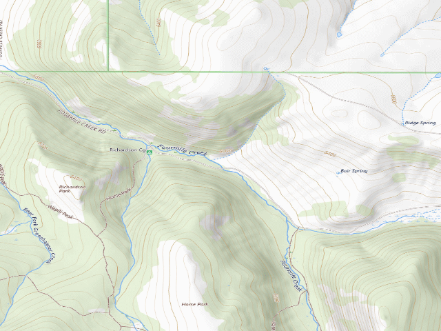USGS topographic map of Four Mile-211-13