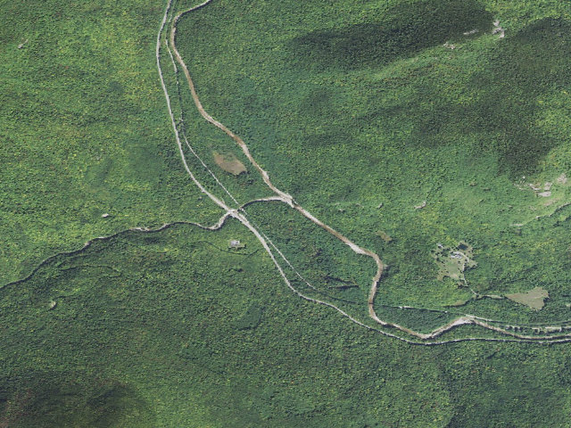 Aerial image of Fourth Iron Backcountry Site