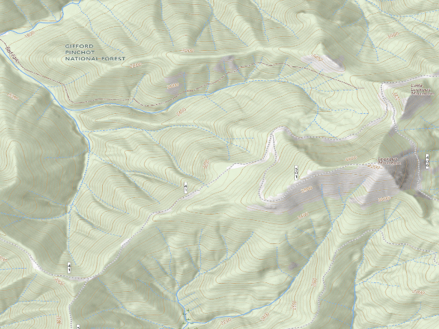 USGS topographic map of Fourth of July Camp