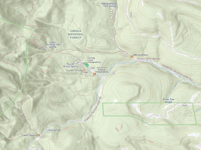 USGS topographic map of Fourth Of July